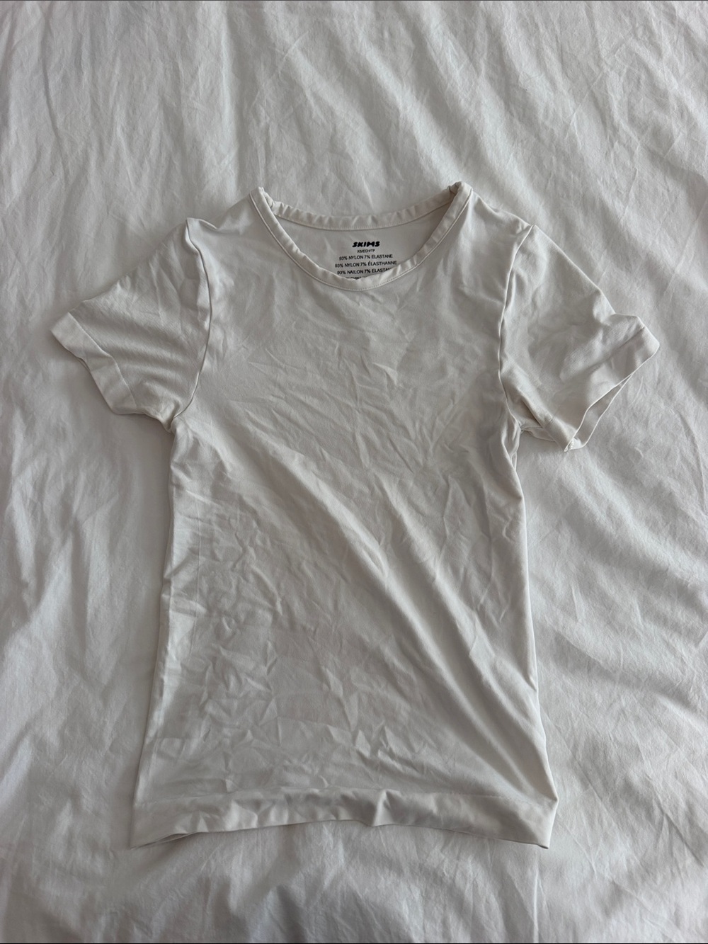 Skims White Tee